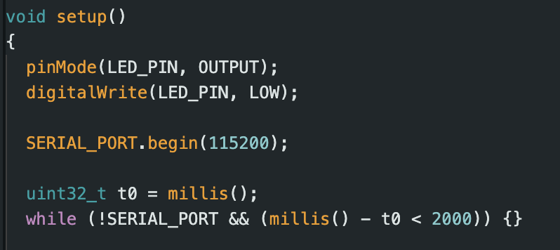 Startup LED blink code or evidence